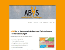 Tablet Screenshot of abas-stuttgart.de